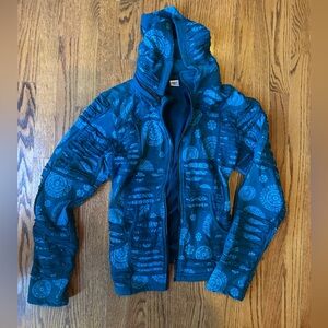 Fully reversible cotton zip up Jacket